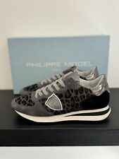 SNEAKERS DONNA PHILIPPE MODEL PONY FUR LEO ANTHRACITE    TZLD FL02