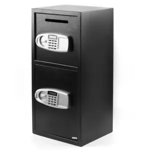 Double Safe Box Fireproof Waterproof Heavy Duty Anti-Theft Home Security Digital - Picture 1 of 16