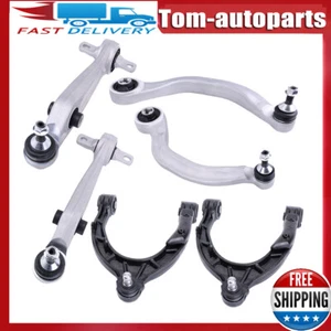 For Tesla Model 3 2017-2021 6Pcs Front Upper Lower Control Arms w/Ball Joints - Picture 1 of 20