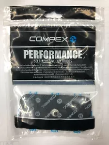 Compex Performance Single Snap Self-Adhesive Electrodes 5cm x 10cm New (2 Pack) - Picture 1 of 8