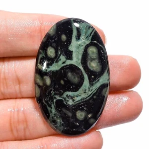 58 Carat AAA Natural Star Galaxy Jasper Oval Shape Cabochon Cut Loose Gemstone - Picture 1 of 4