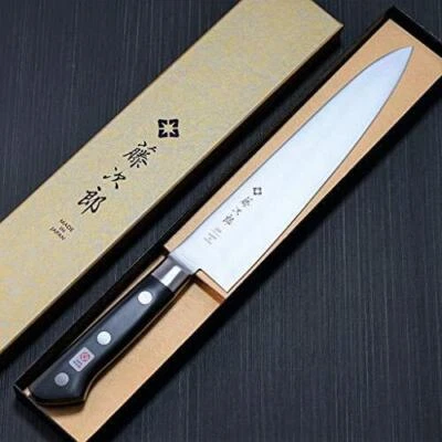 Cuchillo de cocina de chef japonés TOJIRO FUJITORA FU-808 210 mm hecho en Japón Foto 1 de 4