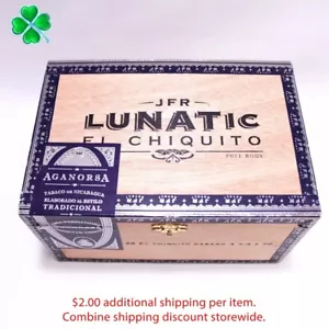 Lunatic El Chiquito Habano Holz Zigarrenkiste 8,25" x 5,5" x 4,75" - Bild 1 von 10