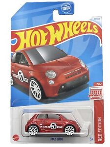 Hot Wheels 2024 HW Red Edition 2/12 Red Fiat 500e Target Exclusive