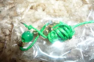 Avon NIP Green semi-precious stone green cord bracelet - Picture 1 of 3