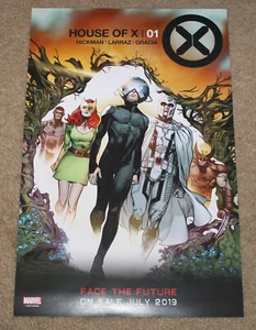 SDCC 2019 EXCLUSIVE MARVEL HOUSE OF X & POWERS OF X DOUBLE~SIDED POSTER - Picture 1 of 2