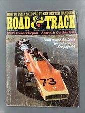 Road & Track Magazine Oct 1969 Vintage Mopar Racing Muscle Track Cars BMW Lotus
