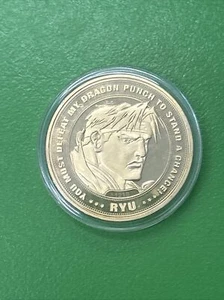 STREET FIGHTER 30TH ANNIVERSARY GOLD RYU SAMMLERMÜNZE - LIMITIERT AUF 1500 - Bild 1 von 2