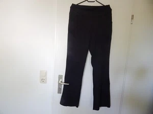 Hose Leggings XXL mit Schlag  tolle Paßform stretchig Schlankmacher Yoga schwarz - Bild 1 von 7