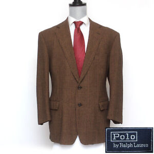 Polo Ralph Lauren Brown Coats, Jackets & Vests Wool Outer Shell 