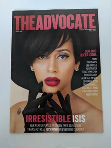 The Advocate Magazine August / September 2019 Queer Icons Irresistible Isis King - Picture 1 of 2