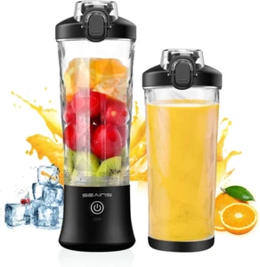 20oz Portable Blender - Mini Personal Blender for Shakes Smoothies Rechargeable - Picture 1 of 10