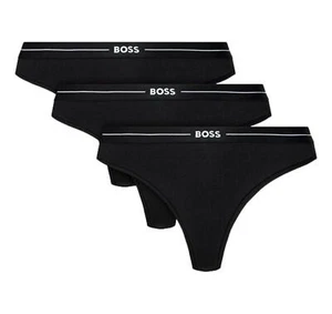 BOSS Tanga Donna In Cotone Elasticizzato in Confezione Da Tre 50510030 Nero - Imagen 1 de 3