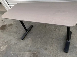 IKEA Bekant Adjustable Height Home Office Desk - 63 Inches, Grey Pick Up Only - Picture 1 of 2