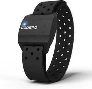 COOSPO Brazalete Monitor de Ritmo Cardíaco Bluetooth ANT+ HR Sensor Óptico Deportes HW706 - Imagen 1 de 8