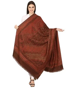 Damen Kashmiri Wollschal Jamawar Faux Pashmina Stola Halstuch - Bild 1 von 6