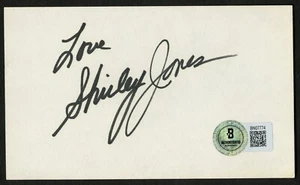 Shirley Jones signed autograph 3x5 Cut Actress The Partridge Family BAS - Picture 1 of 1