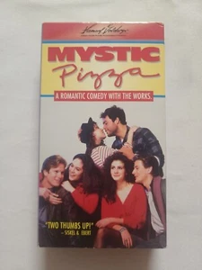 MYSTIC PIZZA Julia Roberts VHS Tape,  COMPLETE/TESTED SEE PHOTOS (VHS36) - Picture 1 of 4