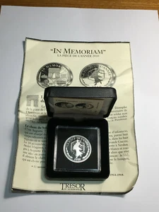 Medaille IN MEMORIAM 2010 SILBER RAR - 6900 EXEMPLARE - Bild 1 von 3