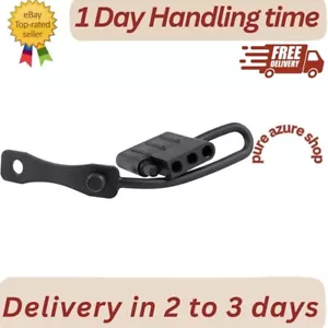 Trailer Side 4 Pin Flat Wiring Harness Connector Dust Cover Black Rubber NEW - Picture 1 of 3