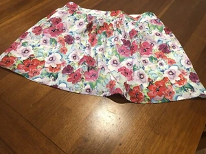Colourful Midi Skirt Back Zip Size16 Forever New Lined Good Condition Polyester - Picture 1 of 5