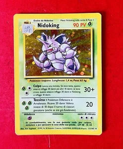 Lotto Carte Pokemon Nidoking 11/102 Set Base Holo Foil Raro - Foto 1 di 2