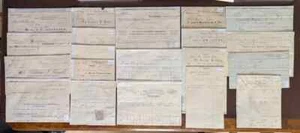 1890s-1910s Stunning Scottish Business Receipts, Invoices Lot of 20 Glasgow etc - Picture 1 of 6