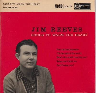 JIM REEVES “Songs To Warm The Heart” RCA EP (1960) - Image 1 of 4