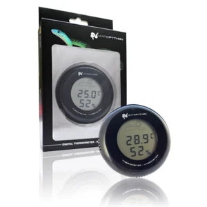 White Python Digital Thermometer & Hygrometer Sucker Mounted Batteries Included - Picture 1 of 1