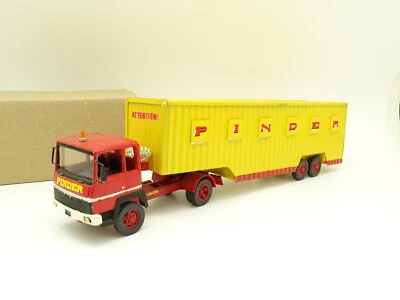 Minicirco Realizzazione Artigianale 1/50 Renault R370 Semirimorchio Circo Pinder - Immagine 1 di 4