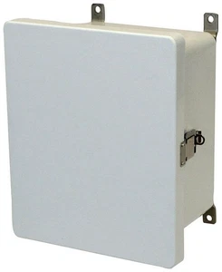 Allied Moulded Wall Mounted Hinged Cover LIGHT GRAY 10"x8"x4" AM1084L LB24 - Picture 1 of 1