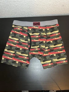 NEW ECKŌ UNLTD Boxer Brief Patterned Mens Underwear size Medium Y2K - Picture 1 of 6