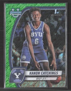 Kanon Catchings 2024-25 Bowman U 1st Basketball RC Rookie Green #40 BYU - Bild 1 von 2