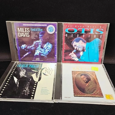 Lot of (4) Soul, Funk, CDs - Miles Davis, Otis Redding, Charlie Parker, B.B. Kin Foto 1 de 4