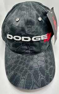 Cappello Berretto Dodge Logo Nero Regolabile Realizzato da Kryptek Nuovo Con Etichetta - Foto 1 di 6