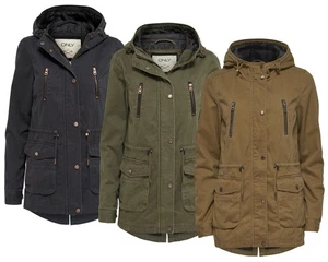 ONLY Mujer Transición Chaqueta FOREVER SPRING PARKA JACKET Abrigo Corto Mujer Chaqueta - Imagen 1 de 3