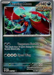 Roaring Moon 065/131 Poke Ball Holo Prismatic Evolutions Pokemon Card NM - Picture 1 of 2