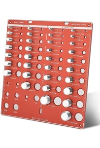Gewindelehrprüfer, 34 Mutter & Schraube Gewindegrößenprüfer, Aluminiumlegierung 8 Bohrer - Bild 1 von 7