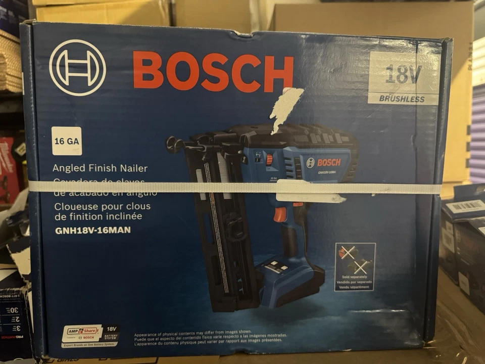 Ferramenta de pregador Bosch GNH18V-16MAN 16GA acabamento angular somente - Imagem 1 de 1