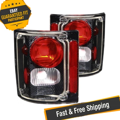 Anzo 211015 Clear/Carbon Tail Lights for 73-87 Chevy/GMC C/K10/15/20/30 Pickup - Image 1 of 4