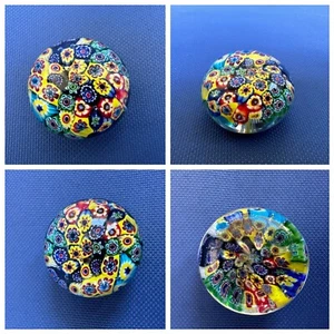 Vintage Murano mehrfarbig Millefiori Glas Briefbeschwerer Italien - atemberaubend neuwertig - Bild 1 von 7