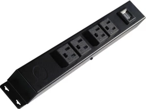 12" 4 TR Outlets Hardwired Power Strip with USB, HRU104V1 - Picture 1 of 8
