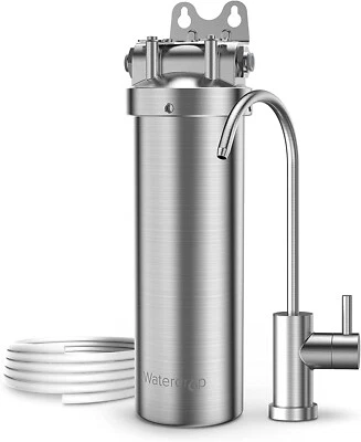 Waterdrop BS08 Under Sink Water Filter, Stainless Steel, 1 Year Lifetime - Image 1 of 4