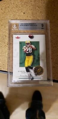 2001 Fleer Authority #116 Robert Ferguson BGS 9 MINT Green Bay Packers RC Card - Image 1 of 2