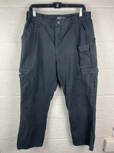 511 Tactical Pants Adult 36x30 Black Canvas Cargo Utility Range Workwear Pocket - Picture 1 of 12