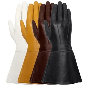Enforcer Leather Gauntlet Gloves (Unlined) - Picture 1 of 34