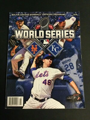 NEW YORK METS / KANSAS CITY ROYALS 2015 World Series Official Program - Image 1 of 2