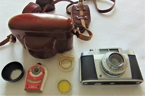 Agfa Silette Pronto (Typ A) Kamera mit Leder Tasche und Zubehör - Photo 1/11