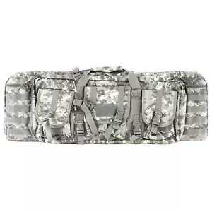 Vism 36 Inch Double Carbine Case-Digital Camo Pvc 35In. 3 Exterior Pocket MOLLE - Picture 1 of 2