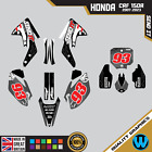 Honda CRF150R 2007 - 2023 Motocross Graphics | MX Kit Autocollants Envoi Rouge